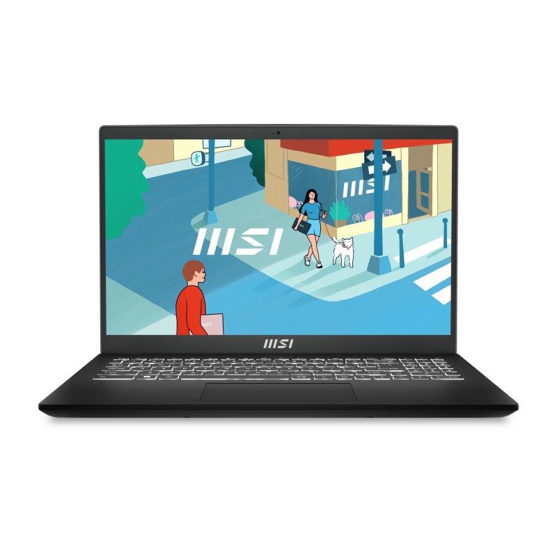 NB 156 I5-1335U 8GB 512SSD W11 MSI MODERN 15 - BACKLIT KEYBOARD