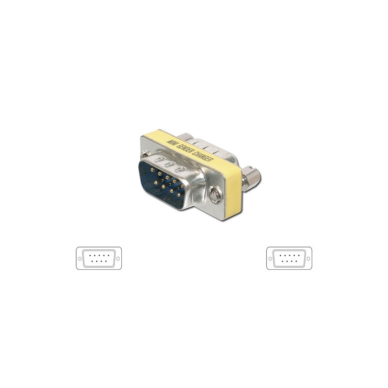 ADATTATORE MINI SERIALE 9 PIN M-M 00422