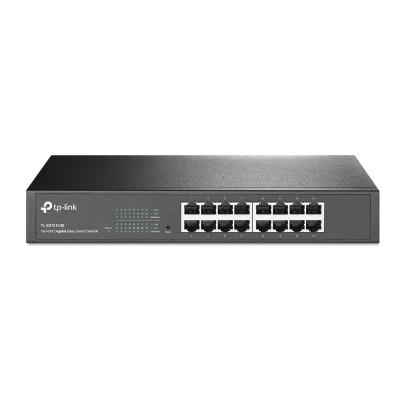 SWITCH 16P GIGABIT EASY MANAGED TPL INKKIT MONTAGGIO RACK