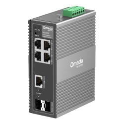 SWITCH OMADA IND 6P 5RJ45 1SFP SLOT INDUSTRIAL EASY MANAGED SWITCH