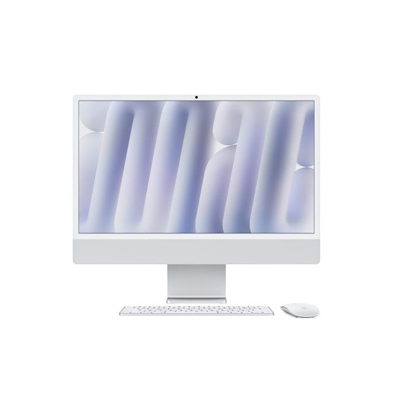 PC IMAC 24 2024 ALL IN ONE M4 10-CORE 16GB 256GB SSD MAC OS SILVER G1EH1LLA VETRO NANO-TEXTURE