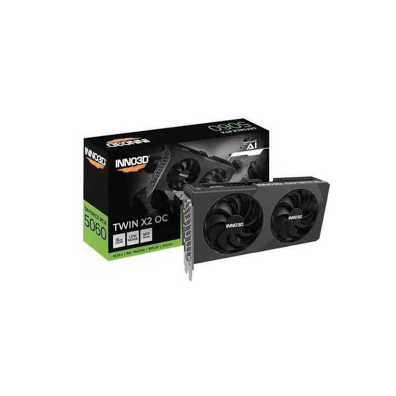 SCHEDA VIDEO GEFORCE RTX 5060 8 GB TWIN X2 OC GDDR7 N50602-08D7X-195071N
