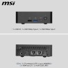 PC MSI CUBI NUC U7 3 16G 1TB W11P U7-355 SSD M2 DDR5 WIFI7 VESA