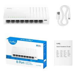 SWITCH RETE 8 PORTE 10100 FS108D