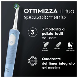 SPAZZOLINO ELETTRICO VITALITY PRO DUO NEROBLU D103