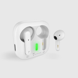 AURICOLARI BLUETOOTH CON BOX DI RICARICA BIANCHI TM-T51-WH