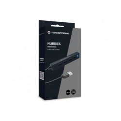 HUB USB 20 4 PORTE BK 4USB A