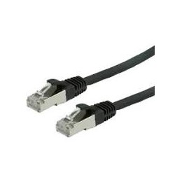 CAVO RETE SFTP CAT6 3MT NERO DOPPIA SCHERMATURA