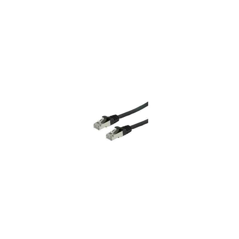 CAVO RETE SFTP CAT6 3MT NERO DOPPIA SCHERMATURA