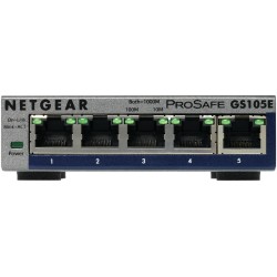 SWITCH RETE 5 PORTE 101001000 GS105E-200PES MANAGED GESTITO