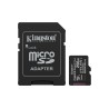 SD MICRO 256GB CL10 UHS-I CON ADATT 150MBS LET85MBS SCRITKINGSTON