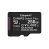 SD MICRO 256GB CL10 UHS-I CON ADATT 150MBS LET85MBS SCRITKINGSTON