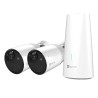 KIT DI 2 TELECAMERE SORVEGLIANZA + BASE WLAN BC1-B2