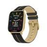 SMARTWATCH SWT-STC015 INK CINTURINO SILICONE NERO-GOLD  CASSA ALLUMINIO