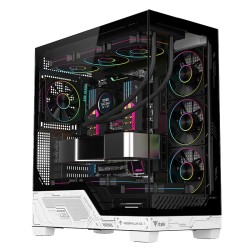 CASE GAMING TOWER NEBRALUX 01 - NO ALIMENTATORE - ARGB FAN - NEROBIANCO ITGCANL01