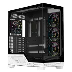 CASE GAMING TOWER NEBRALUX 01 - NO ALIMENTATORE - ARGB FAN - NEROBIANCO ITGCANL01