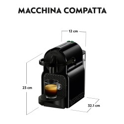 MACCHINA DA CAFF A CAPSULE NESPRESSO INISSIA EN80B COLORE NERO