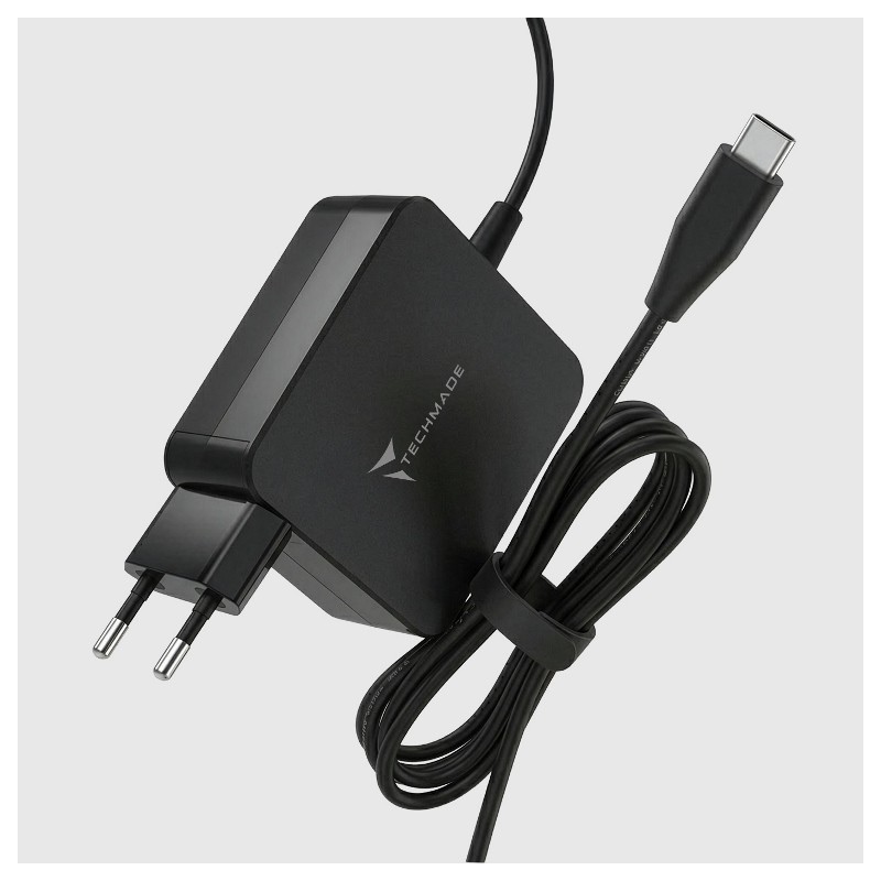 ALIMENTATORE UNIVERSALE 65W TYPE-C PER PCNBSMARTPHONE TM-AE065PD