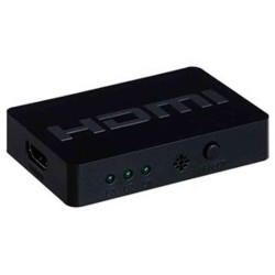 COMMUTATORE MINI SWITCH HDMI 3 PORTE 4Kx2K 30HZ CON TELECOMANDO LKHDS3
