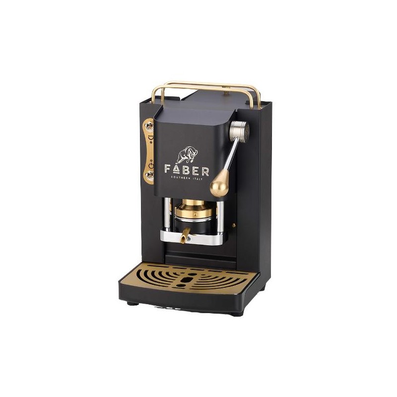 MACCHINA DA CAFF A CIALDE MINI DELUXE PRO BLACK OTTONE