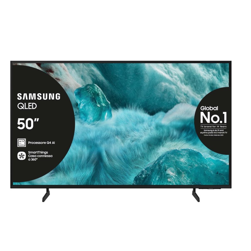 TV 50 SAM 4K UHD QLED TV SMART LAN DVT2 DVBS2 HDR10 ITALIA QLED