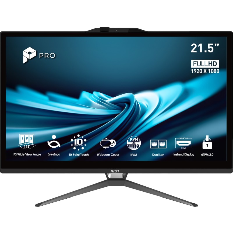 AIO 215 I3 8GB 512GB BK W11H TCH I3-14100 MULTITOUCH ANTIGLARE 120W