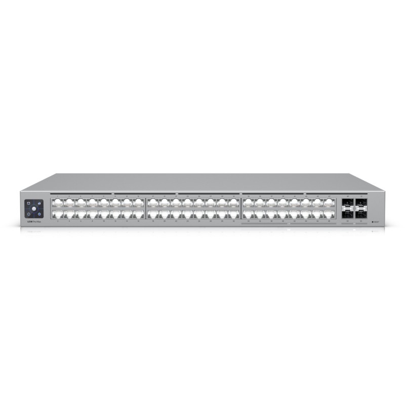 SWITCH 48P LAN GIGABIT UBIQUITI USW-PRO-MAX-48 L3 16P RJ45 25GB