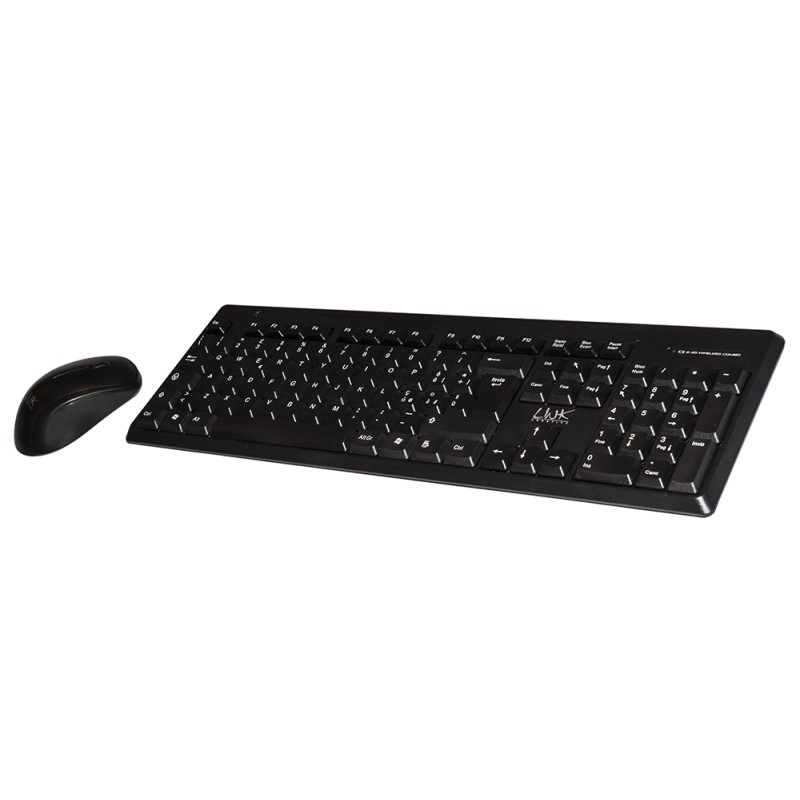 KIT TASTIERA + MOUSE WIRELESS NERA LKTAST03