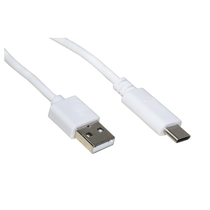 CAVO USB 20 A MASCHIO  USB-C  MT 18 BIANCO LKC2018