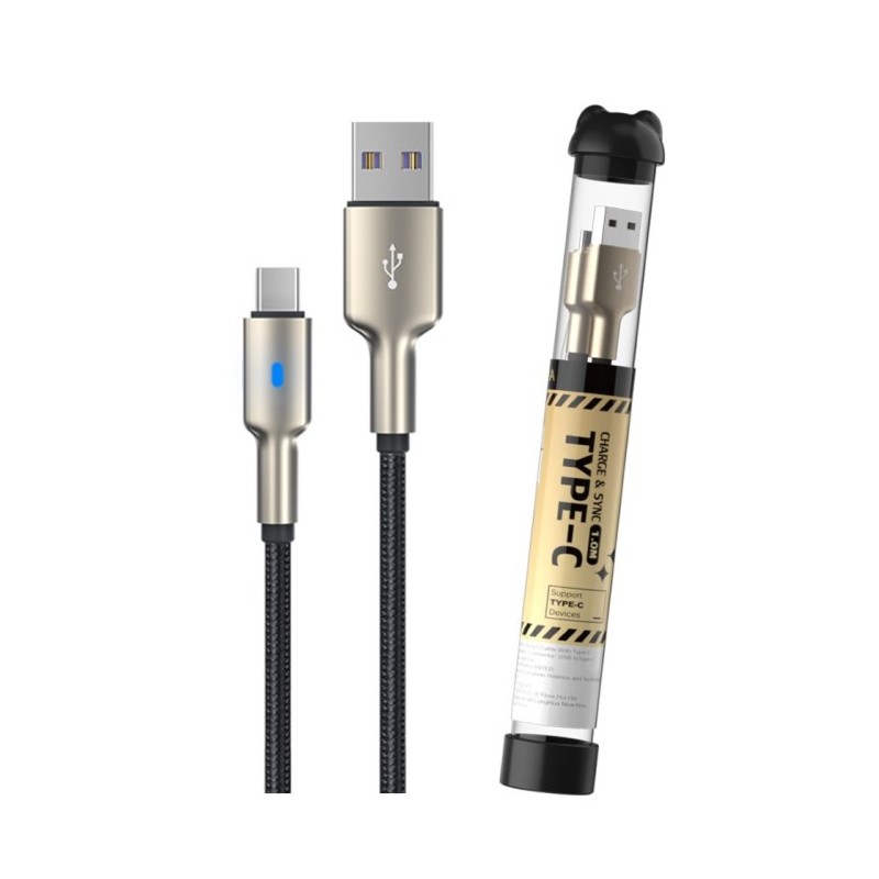 CAVO DATI USB A - TYPE-C CON ESPOSITORE DEBFZAUC215
