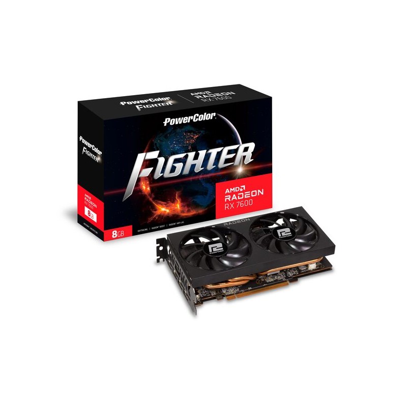 SCHEDA VIDEO RADEON RX7600 FIGHTER 20 8GB RX7600 8G-FV2