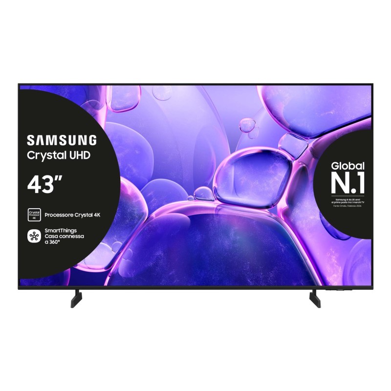 TV LED 43 UE43U8000FUXZT ULTRA HD 4K SMART TV WIFI DVB-T2 GAR ITALIA