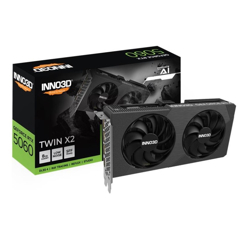 SCHEDA VIDEO GEFORCE RTX 5060 8 GB TWIN X2 GDDR7 N50602-08D7-195071N