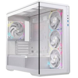 CASE MICROATX GAMING Z800RGBWH MATX RGB BK  GAMING 4 X RGB FANS