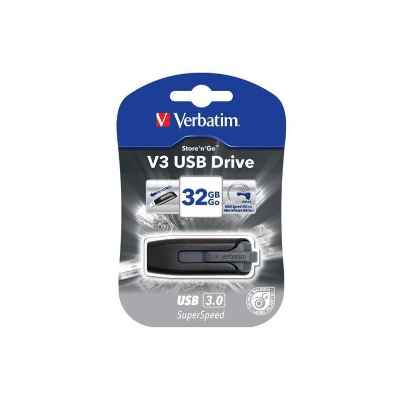 PEN DRIVE 32 GB V3 STORNGO USB30 49173 NERA