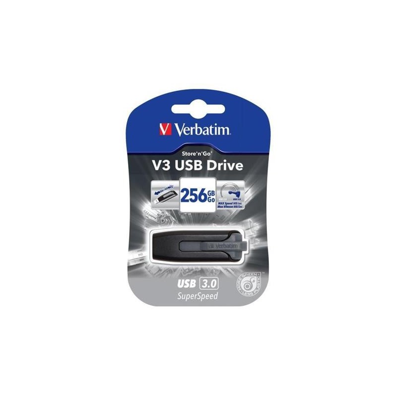 PEN DRIVE V3 STORNGO 256GB USB30 49168 NERA