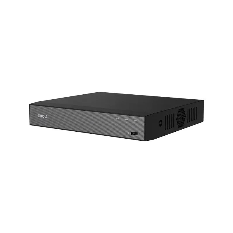 NVR 18CH IP 8POE 4K UHD H265 VGA HDMI HD16TB ONVIF IMOU APP