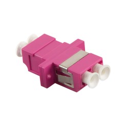 ADATTATORE FIBRA OTTICA LCLC MULTIMODALE DUPLEX OM4 UPC