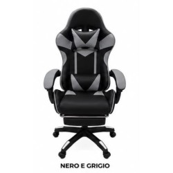 SEDIA GAMING WSE8156 GRIGIONERO