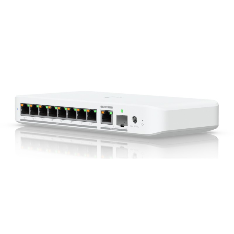 SWITCH 8P POE FLEX 25GHZ CON 1P UP LINK 10GBE