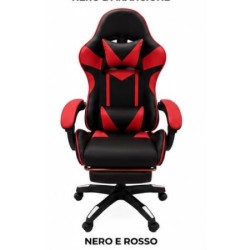 SEDIA GAMING WSE8156 ROSSONERO