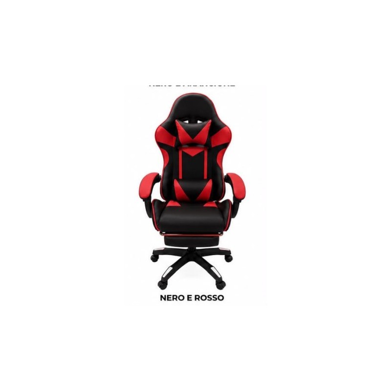 SEDIA GAMING WSE8156 ROSSONERO