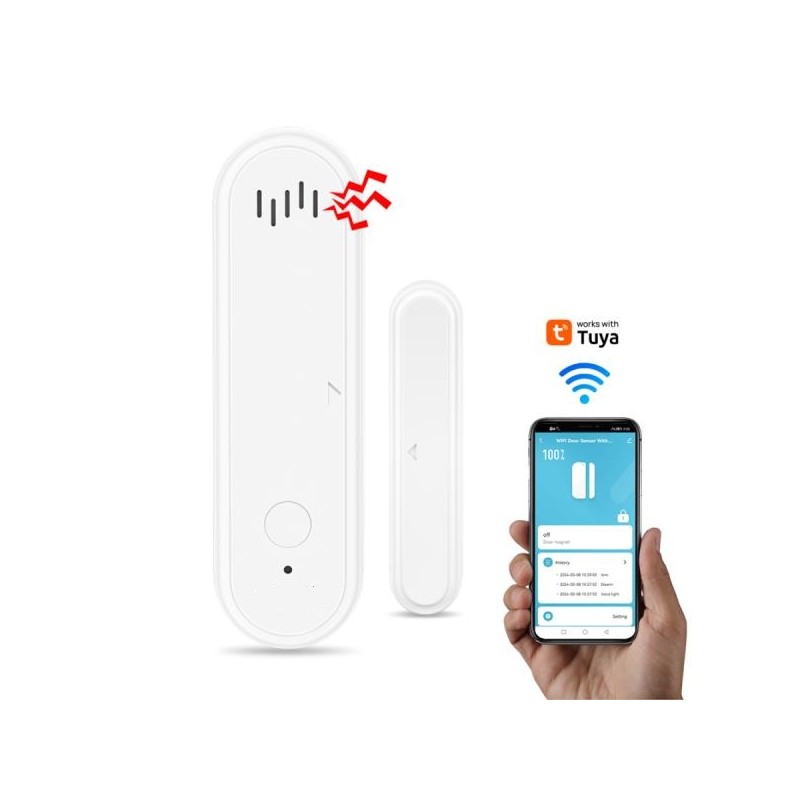 SENSORE WIFI PORTE E FINESTRE - SUPPORTO DA CONTROLLO REMOTO
