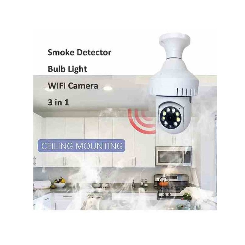 TELECAMERA SORVEGLIANZA IP TC-4019-SMOKE RILEVATORE FUMO