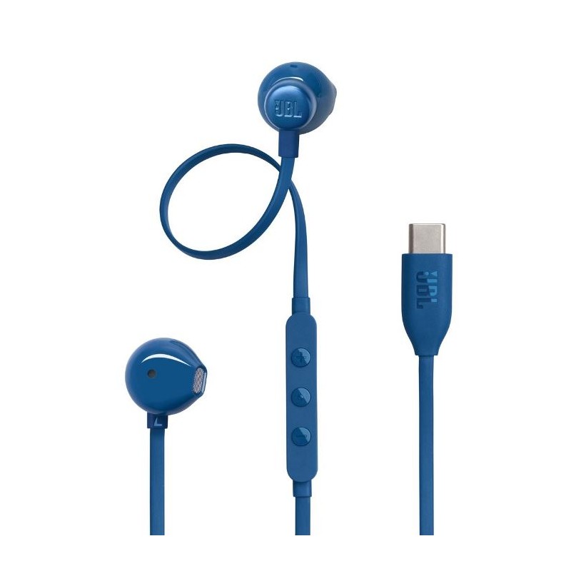 AURICOLARI TUNE 305C JBLT305CBLU IN-EAR CON CONNETTORE TIPO C - BLU