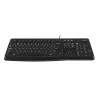 TASTIERA K120 USB BLACK NERA 920-002479 VERSIONE UK