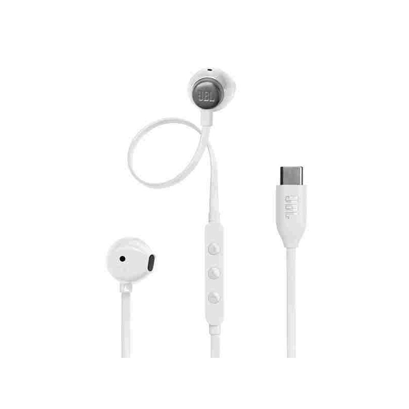 AURICOLARI TUNE 305C JBLT305CWHT IN-EAR CON CONNETTORE TIPO C - BIANCO