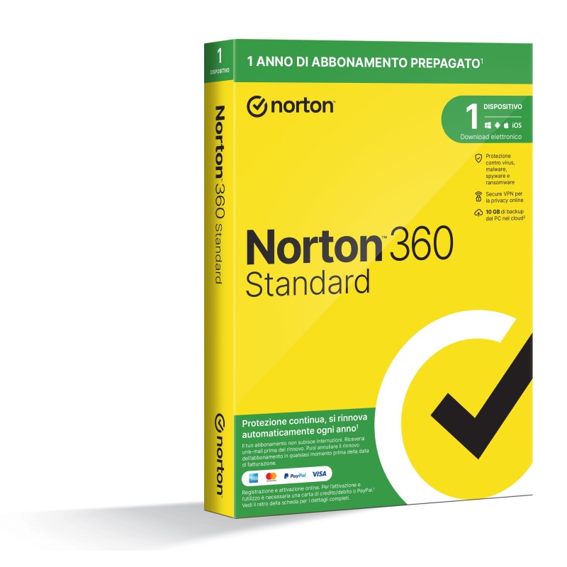 SOFTWARE ANTIVIRUS 360 STANDARD 2026 ATTACH - 1 DISPOSITIVO 10GB 21483708