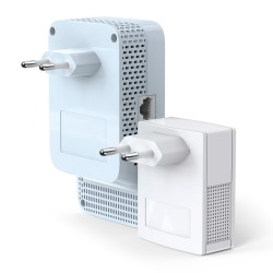 KIT ADATTATORE DI RETE POWERLINE TL-WPA7517 AV1000 WIFI AC750