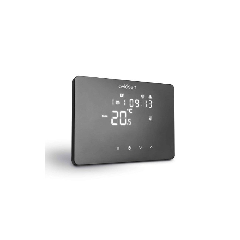 CRONOTERMOSTATO WIFI CABLATO NERO - HOMETEMP 127073 - NERO